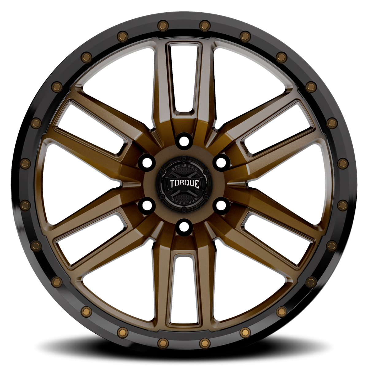 Torque Pritchett | Bronze w/Black Lip | 18x9 | 6x5.5 | -12mm