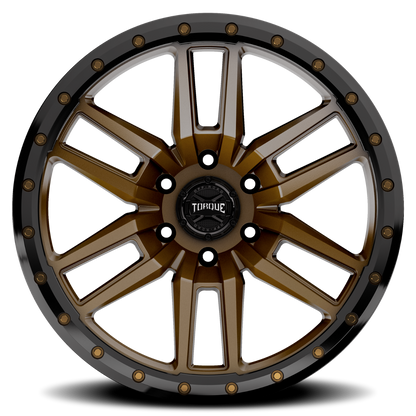 Torque Pritchett | Bronze w/Black Lip | 20x9 | 6x135 | -12mm