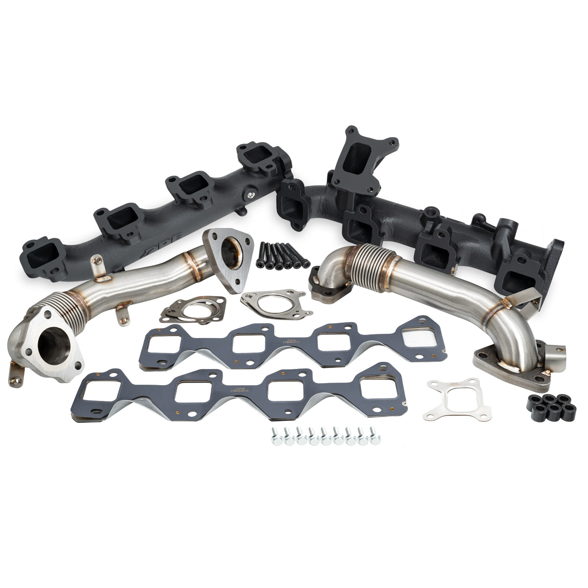 2001-2023 GM 6.6L Duramax High-Flow Exhaust Manifolds and Up-Pipes Kits