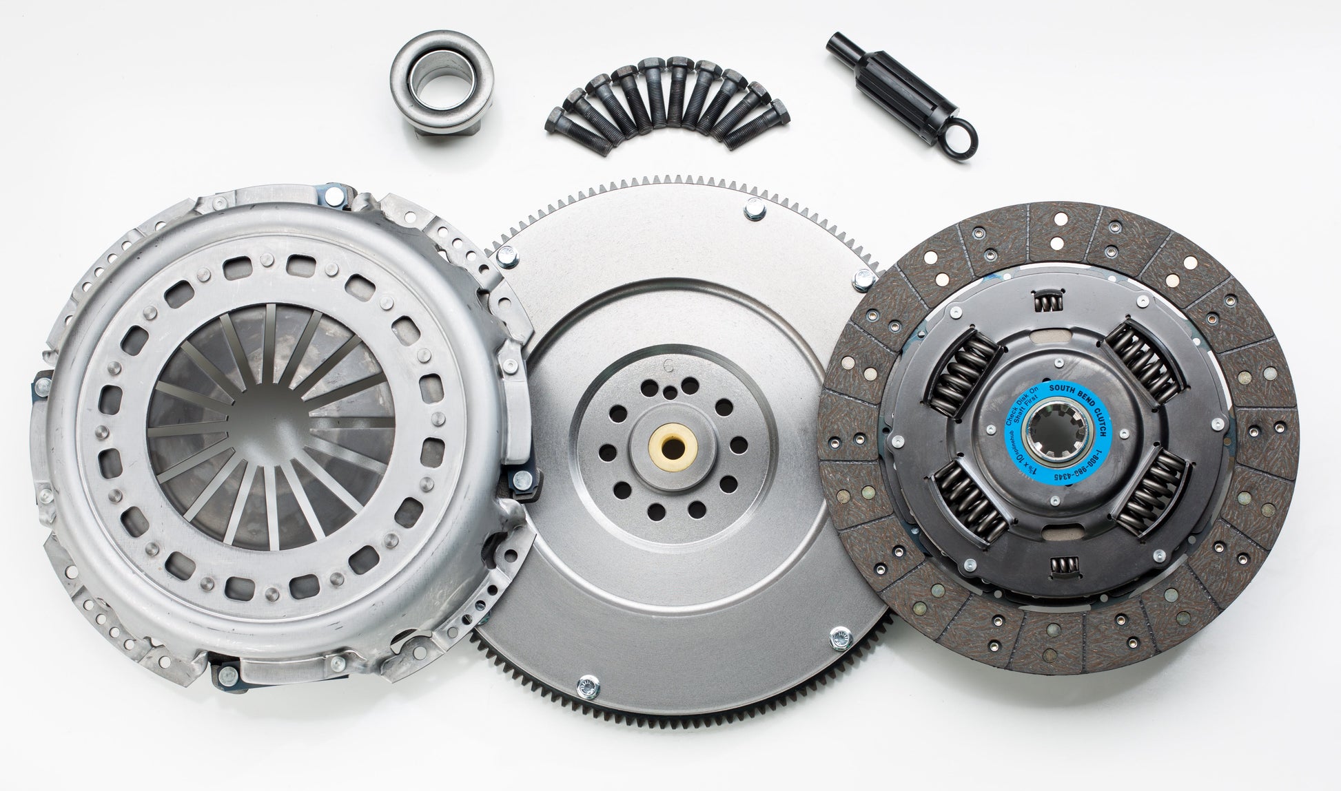 13" Full organic clutch kit w/ South Bend Clutch flywheel