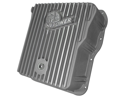 aFe POWER Street Series Transmission Pan Raw w/ Machined Fins