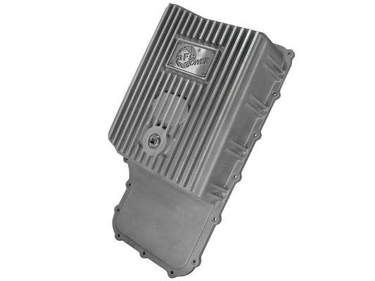 aFe POWER Street Series Transmission Pan Raw w/ Machined Fins