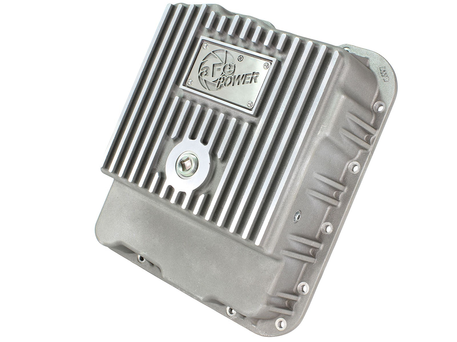 aFe POWER Street Series Transmission Pan Raw w/ Machined Fins