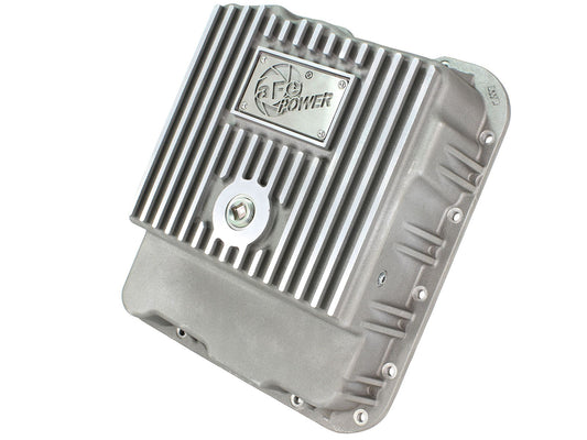 aFe POWER Street Series Transmission Pan Raw w/ Machined Fins