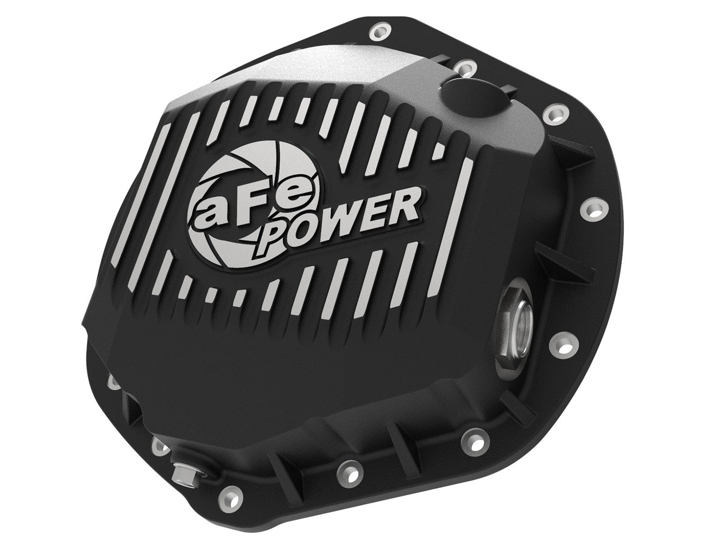 Pro Series Rear Differential Cover Black w/ Machined Fins