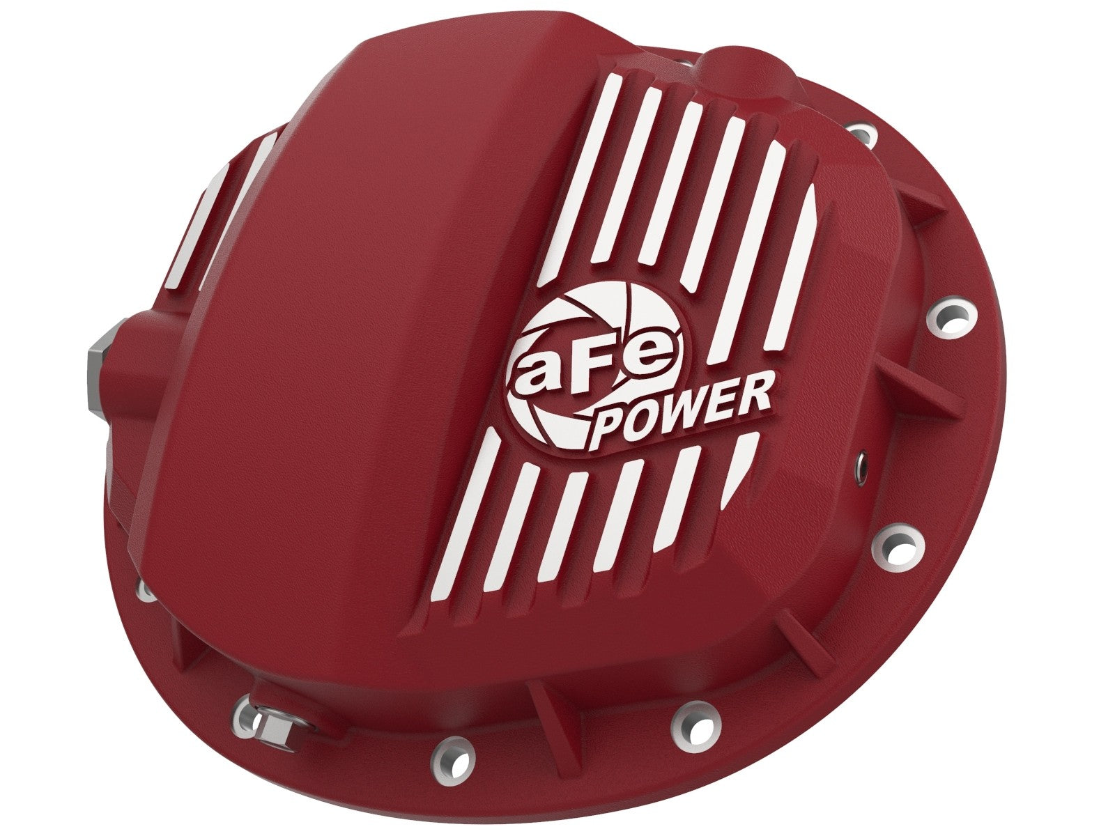 Pro Series Rear Differential Cover Red w/ Machined Fins