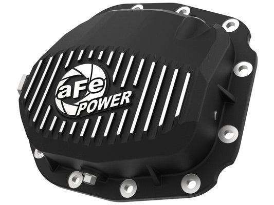 Pro Series Rear Differential Cover Black w/ Machined Fins