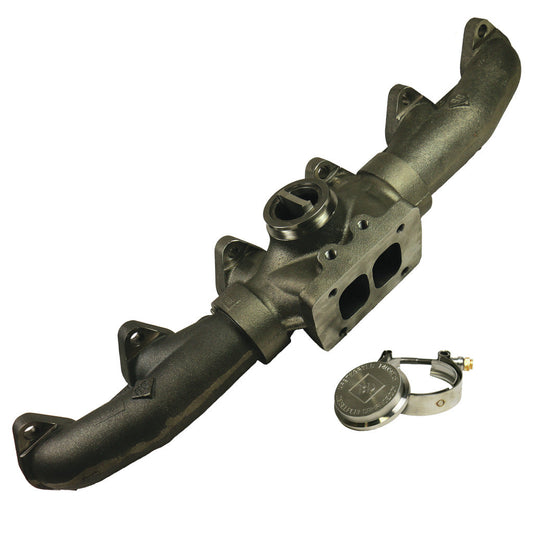 20-degree Waste Gated Exhaust Manifold T4 Mount DODGE 5.9L Cummins