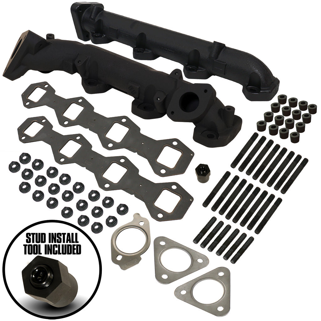 EXHAUST MANIFOLD KIT - FORD 6.7L POWER STROKE F250 / F350 PICK-UP 2015-2019 & F350 / F450 / F550 CAB & CHASSIS 2017-2019