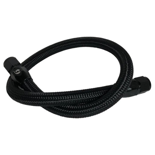 12 Valve Cummins Coolant Bypass Hose (Black Nylon Braided)