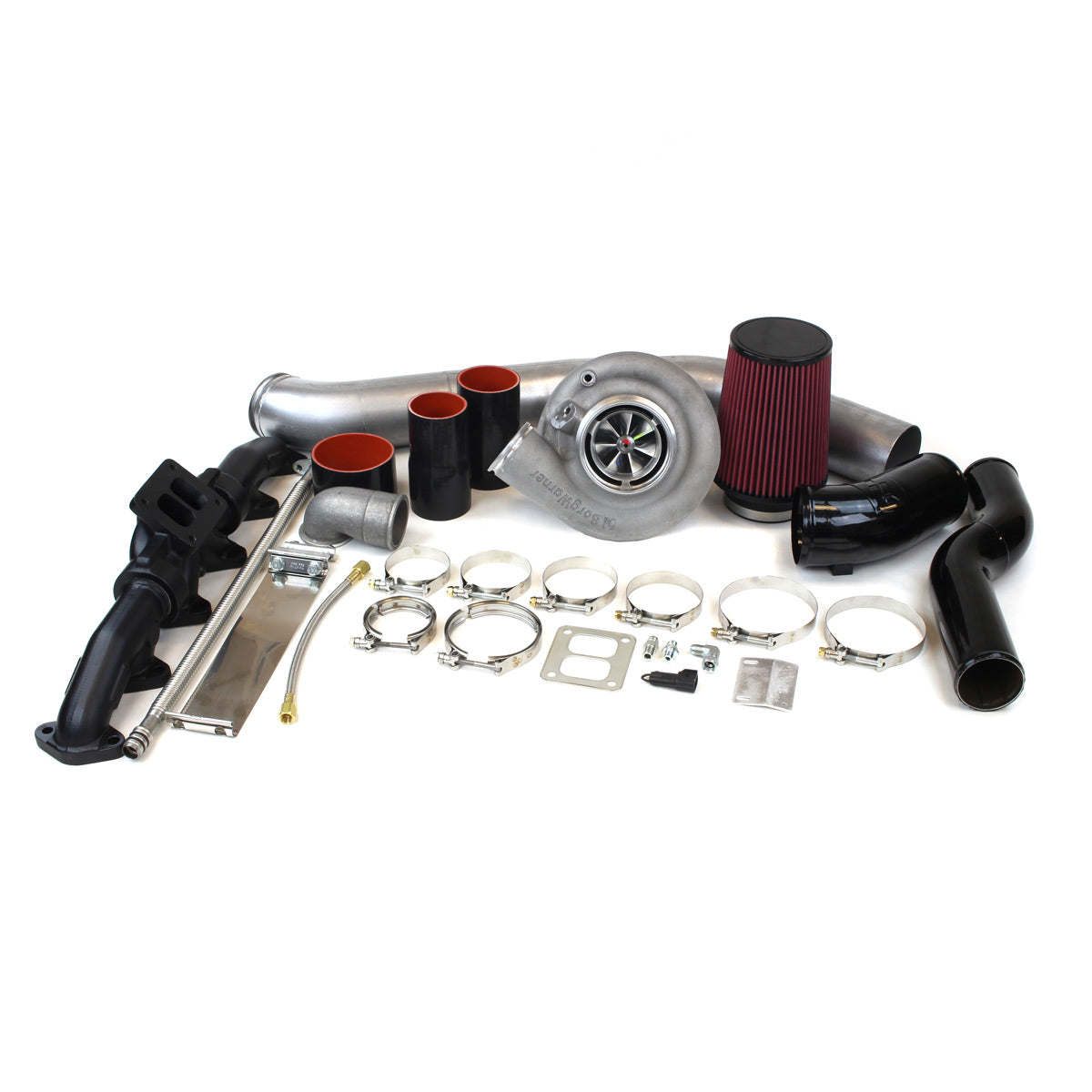 2003-2007 5.9 Cummins S300 SX-E Single Turbo Kit - 62/74 With 1.0 A/R Single Turbo Kit